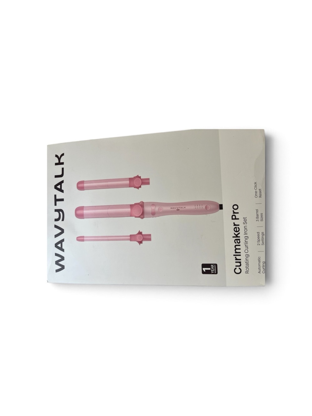 Wavytalk Curlmaker Pro 3-in-1 Curling Iron Set - Pink